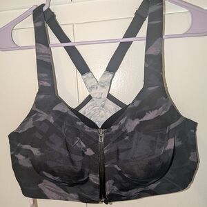 Victoria's Secret Black and Gray Sports Bra